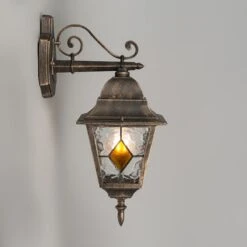 QAZQA Smart Vintage Buiten Wandlantaarn Brons Incl. Wifi A60 - 20 QAZQA Smart Vintage Buiten Wandlantaarn Brons Incl. Wifi A60 - -Tuinproducten 10403331