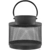 Beliani - YAMDENA - Lantaarn - Zwart 24 Cm - IJzer 2 Beliani - YAMDENA - Lantaarn - Zwart 24 Cm - IJzer -Tuinproducten 10447950