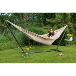 Tropilex® Hangmat Met Standaard Eénpersoons Easy & Natural Brown Bruin 15 Tropilex® Hangmat Met Standaard Eénpersoons Easy & Natural Brown Bruin -Tuinproducten 10448863