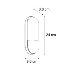 QAZQA Moderne Buiten Wandlamp Zwart IP54 - Stockholm -Tuinproducten 10463220