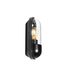 QAZQA Moderne Buiten Wandlamp Zwart IP54 - Stockholm -Tuinproducten 10463230