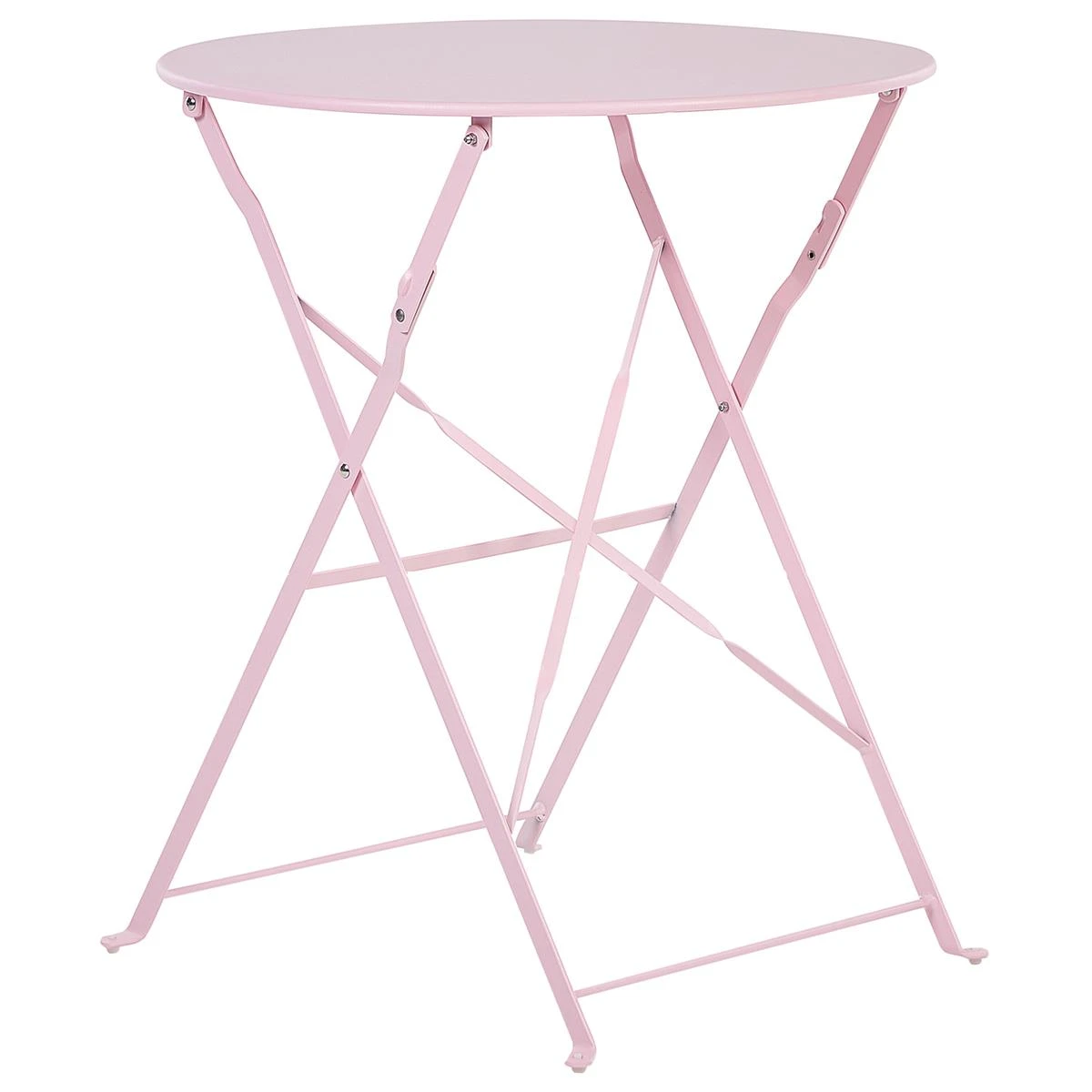 Beliani - FIORI - Bistroset Voor 2 - Roze - Staal 11 Beliani - FIORI - Bistroset Voor 2 - Roze - Staal - Afbeelding 9