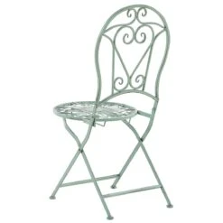 Beliani - TRENTO - Bistroset Voor 2 - Groen - Metaal 12 Beliani - TRENTO - Bistroset Voor 2 - Groen - Metaal -Tuinproducten 10496546