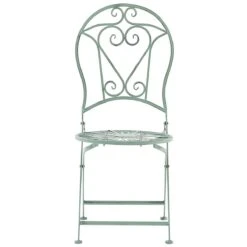 Beliani - TRENTO - Bistroset Voor 2 - Groen - Metaal 17 Beliani - TRENTO - Bistroset Voor 2 - Groen - Metaal -Tuinproducten 10496551