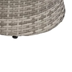 Beliani - CAPRI - Bistroset Voor 2 - Grijs - PE Rotan -Tuinproducten 10496566