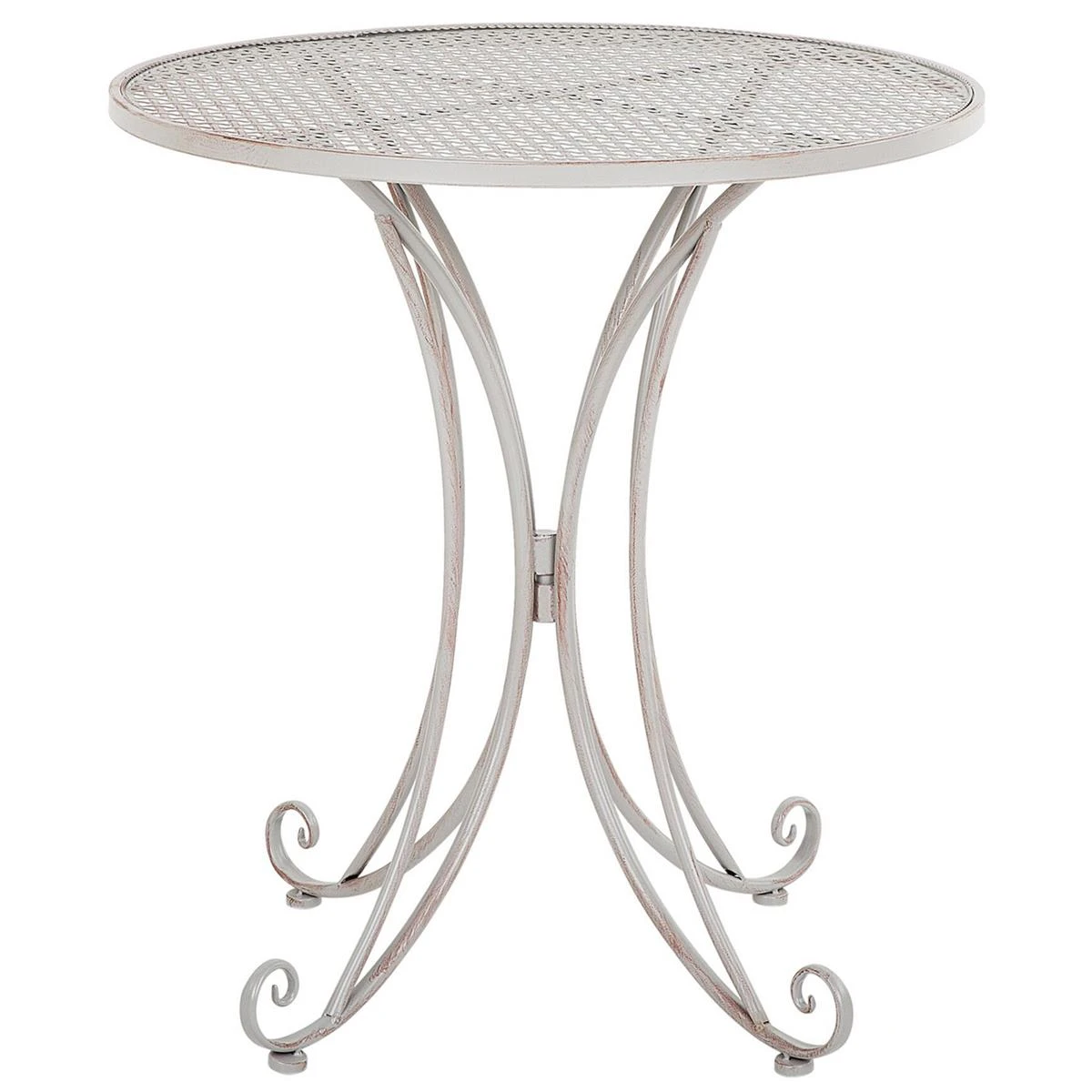 Beliani - CILENTO - Bistroset Voor 2 - Grijs - IJzer 10 Beliani - CILENTO - Bistroset Voor 2 - Grijs - IJzer - Afbeelding 8