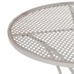 Beliani - CILENTO - Bistroset Voor 2 - Grijs - IJzer 19 Beliani - CILENTO - Bistroset Voor 2 - Grijs - IJzer -Tuinproducten 10496578