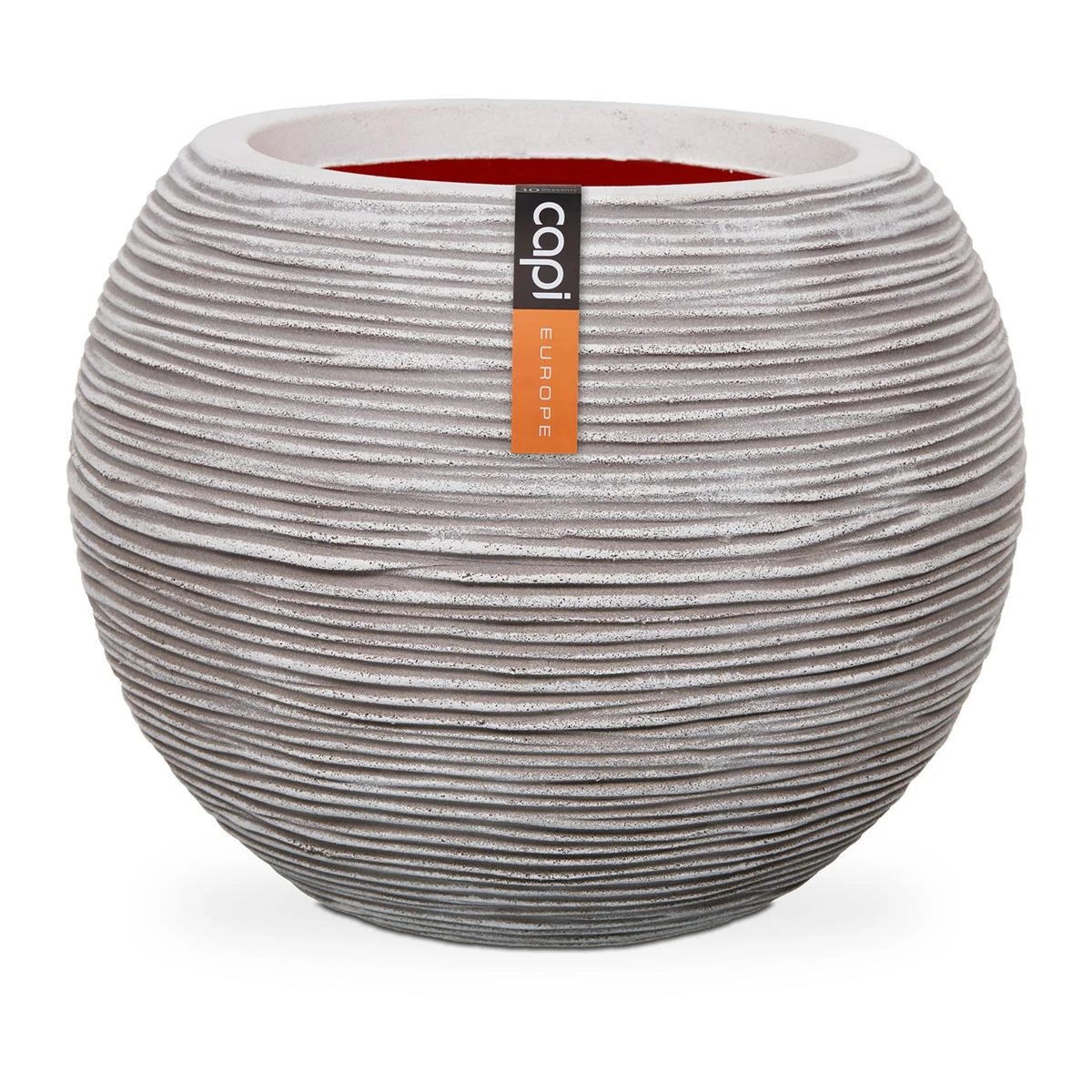 Capi Europe Nature Rib Vaas Rond Bloempot 62 Cm 3 Capi Europe Nature Rib Vaas Rond Bloempot 62 Cm