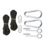 Tropilex® Hangmatbevestiging Complete Black Zwart -Tuinproducten 10508774