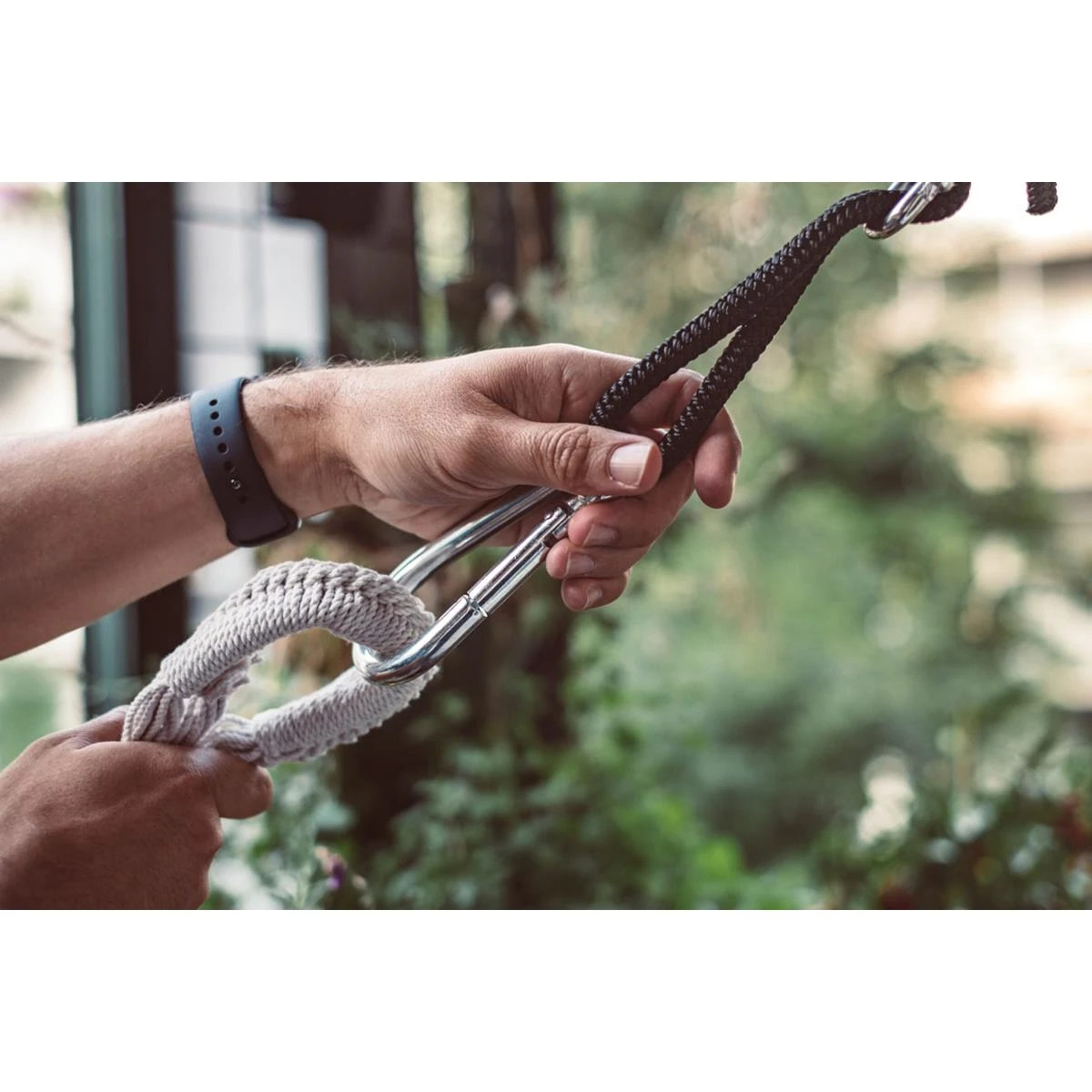 Tropilex® Hangmatbevestiging Complete Black Zwart 7 Tropilex® Hangmatbevestiging Complete Black Zwart - Afbeelding 5