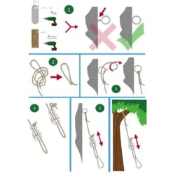 Tropilex® Hangmatbevestiging Complete Black Zwart 19 Tropilex® Hangmatbevestiging Complete Black Zwart -Tuinproducten 10508814