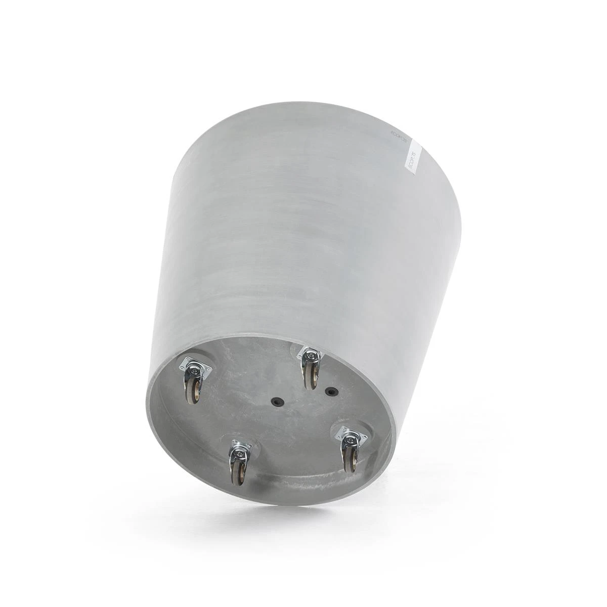 Ecopots Amsterdam Bloempot Met Wielen Ø 80 Cm - Witgrijs 5 Ecopots Amsterdam Bloempot Met Wielen Ø 80 Cm - Witgrijs - Afbeelding 3