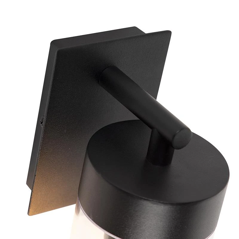 QAZQA Smart Moderne Buitenwandlamp Zwart Incl. Wifi ST64 - Rullo 6 QAZQA Smart Moderne Buitenwandlamp Zwart Incl. Wifi ST64 - Rullo - Afbeelding 4