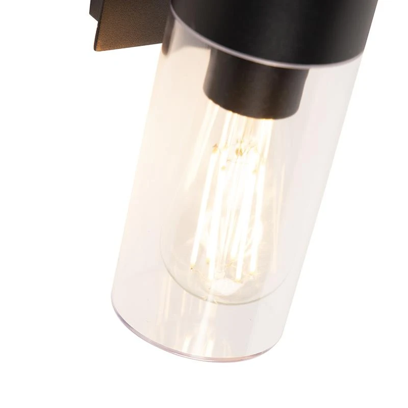 QAZQA Smart Moderne Buitenwandlamp Zwart Incl. Wifi ST64 - Rullo 8 QAZQA Smart Moderne Buitenwandlamp Zwart Incl. Wifi ST64 - Rullo - Afbeelding 6