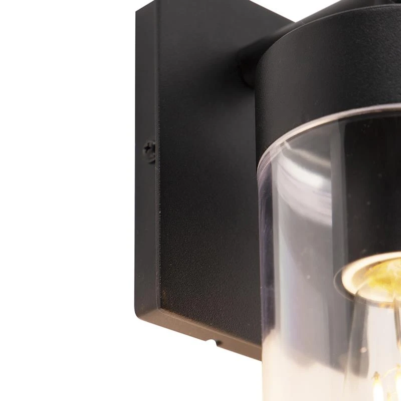 QAZQA Smart Moderne Buitenwandlamp Zwart Incl. Wifi ST64 - Rullo 10 QAZQA Smart Moderne Buitenwandlamp Zwart Incl. Wifi ST64 - Rullo - Afbeelding 8