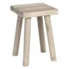 Clayre & Eef Plantentafeltje 18x18x26 Cm Bruin Hout Vierkant -Tuinproducten 10536337