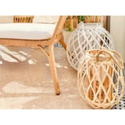 Beliani - MAURITIUS - Lantaarn - Lichte Houtkleur - Wilgenhout 18 Beliani - MAURITIUS - Lantaarn - Lichte Houtkleur - Wilgenhout -Tuinproducten 10546566