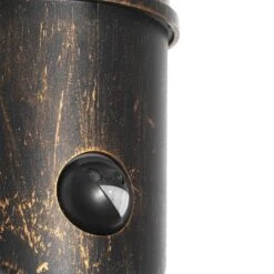 QAZQA Buiten Wandlamp Antiek Goud IP54 Met Bewegingssensor - Kiki 21 QAZQA Buiten Wandlamp Antiek Goud IP54 Met Bewegingssensor - Kiki -Tuinproducten 10557263