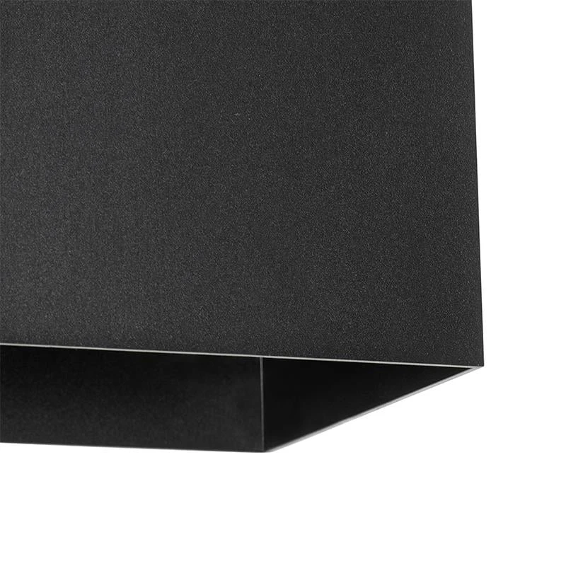 QAZQA Buiten Wandlamp Zwart Met Dimlicht En Sensor Op Solar - 7 QAZQA Buiten Wandlamp Zwart Met Dimlicht En Sensor Op Solar - - Afbeelding 5