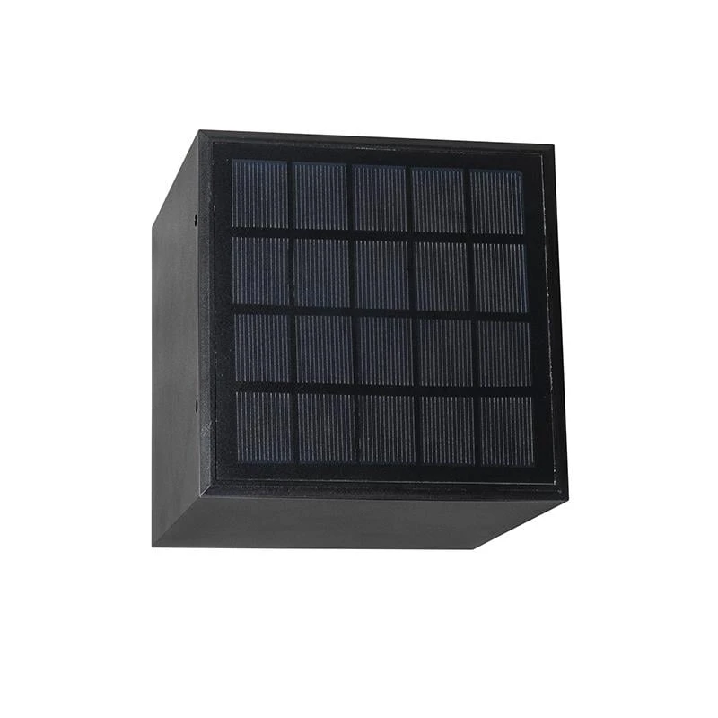 QAZQA Buiten Wandlamp Zwart Met Dimlicht En Sensor Op Solar - 12 QAZQA Buiten Wandlamp Zwart Met Dimlicht En Sensor Op Solar - - Afbeelding 10