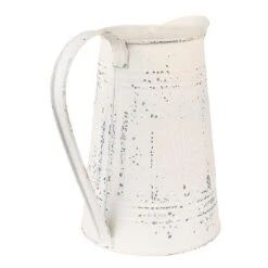 Clayre & Eef Decoratie Gieter 22x14x21 Cm Beige Ijzer Woonaccessoires -Tuinproducten 10562442