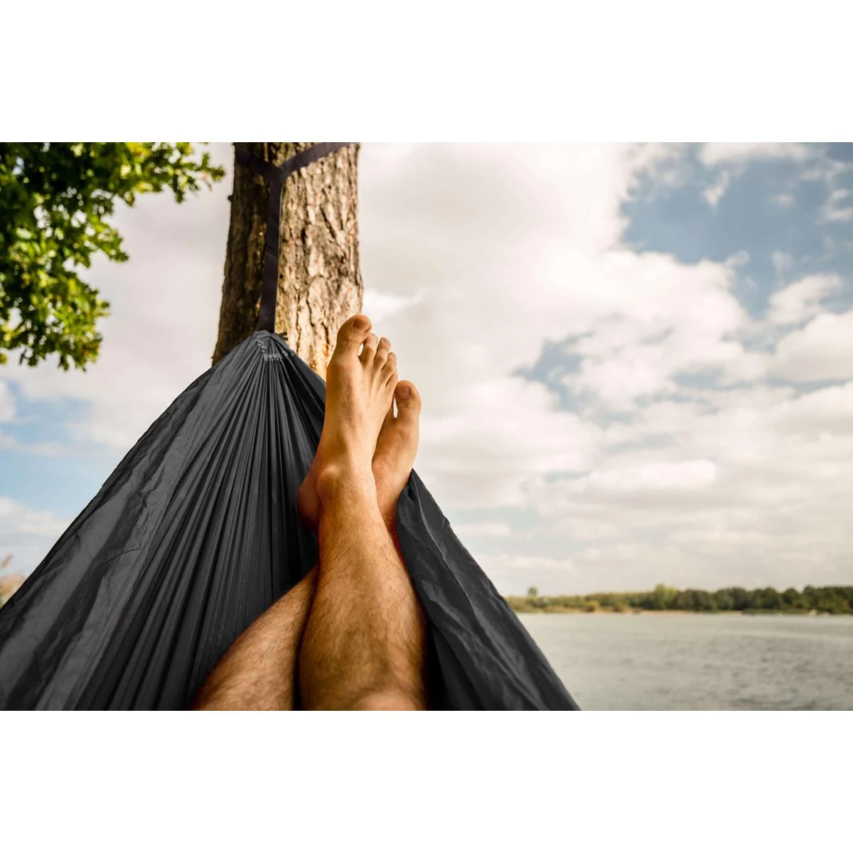 Tropilex® Reishangmat Tweepersoons Travel Black Zwart 4 Tropilex® Reishangmat Tweepersoons Travel Black Zwart - Afbeelding 2