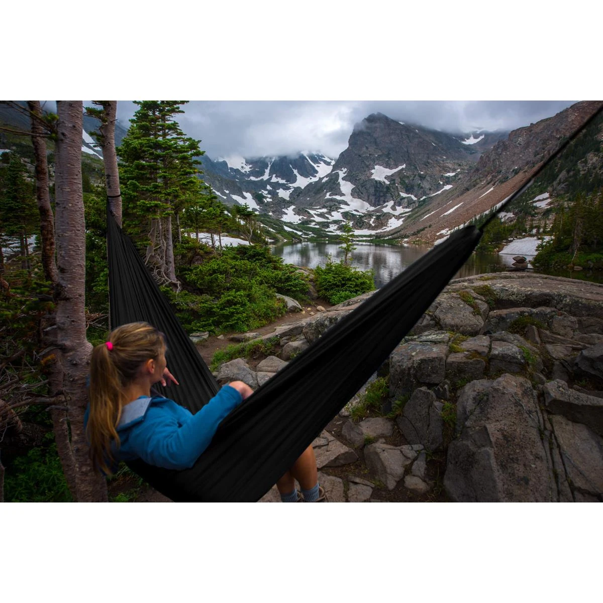 Tropilex® Reishangmat Tweepersoons Travel Black Zwart 11 Tropilex® Reishangmat Tweepersoons Travel Black Zwart - Afbeelding 9