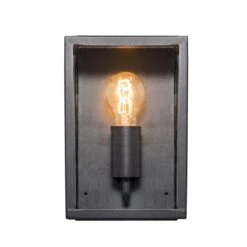 QAZQA Industriële Buiten Wandlamp Zwart Met Glas 25,5 Cm IP44 - 18 QAZQA Industriële Buiten Wandlamp Zwart Met Glas 25,5 Cm IP44 - -Tuinproducten 10575520