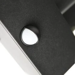 QAZQA Buiten Wandlamp Zwart Met Bewegingsmelder IP44 - Rotterdam 23 QAZQA Buiten Wandlamp Zwart Met Bewegingsmelder IP44 - Rotterdam -Tuinproducten 10575540