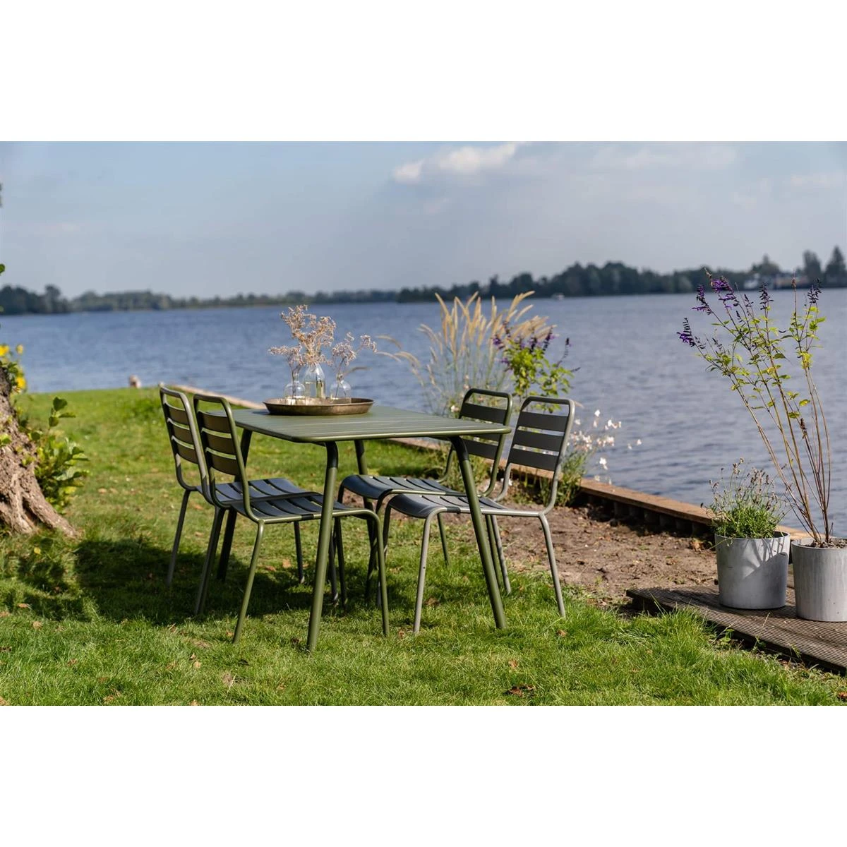 MaximaVida Max 150 Cm Olijfgroen Tuinset 9 MaximaVida Max 150 Cm Olijfgroen Tuinset - Afbeelding 7