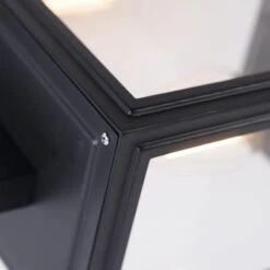 QAZQA Landelijke Wandlamp Zwart IP44 - Sutton Up -Tuinproducten 10595857