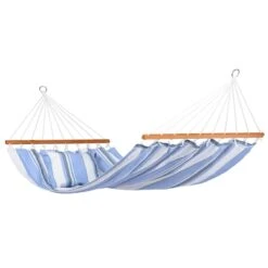 Tropilex® Hangmat Eénpersoons Curaçao Air Blauw 15 Tropilex® Hangmat Eénpersoons Curaçao Air Blauw -Tuinproducten 10613274