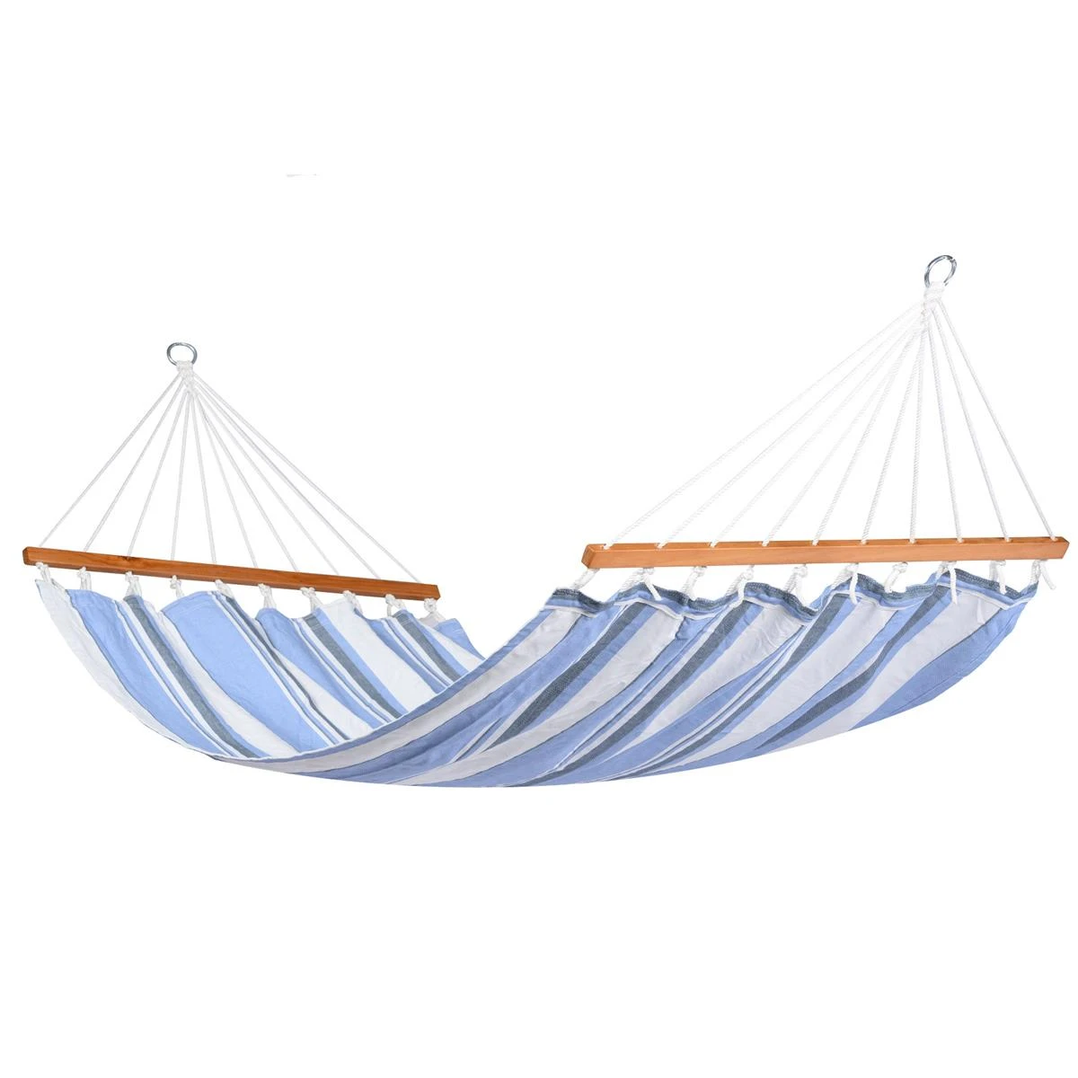 Tropilex® Hangmat Eénpersoons Curaçao Air Blauw 3 Tropilex® Hangmat Eénpersoons Curaçao Air Blauw