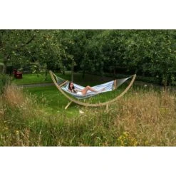 Tropilex® Hangmat Eénpersoons Curaçao Air Blauw 18 Tropilex® Hangmat Eénpersoons Curaçao Air Blauw -Tuinproducten 10613282