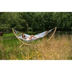 Tropilex® Hangmat Eénpersoons Curaçao Air Blauw 23 Tropilex® Hangmat Eénpersoons Curaçao Air Blauw -Tuinproducten 10613293