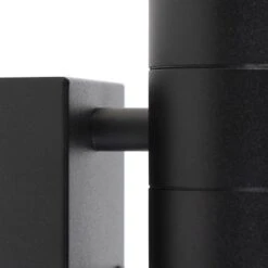 QAZQA Buitenwandlamp Zwart 2-lichts Met Licht-donker Sensor IP44 - 19 QAZQA Buitenwandlamp Zwart 2-lichts Met Licht-donker Sensor IP44 - -Tuinproducten 10614310