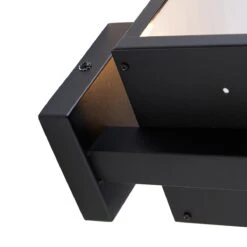 QAZQA Smart Buiten Wandlamp Zwart Met Glas 30 Cm Incl. Wifi ST64 - -Tuinproducten 10634315