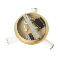 QAZQA Moderne Badkamer Plafondlamp Messing 3-lichts IP44 - Bath -Tuinproducten 10654760