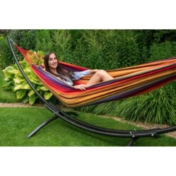 Tropilex® Hangmatstandaard Eénpersoons Arc Zwart 18 Tropilex® Hangmatstandaard Eénpersoons Arc Zwart -Tuinproducten 10658639