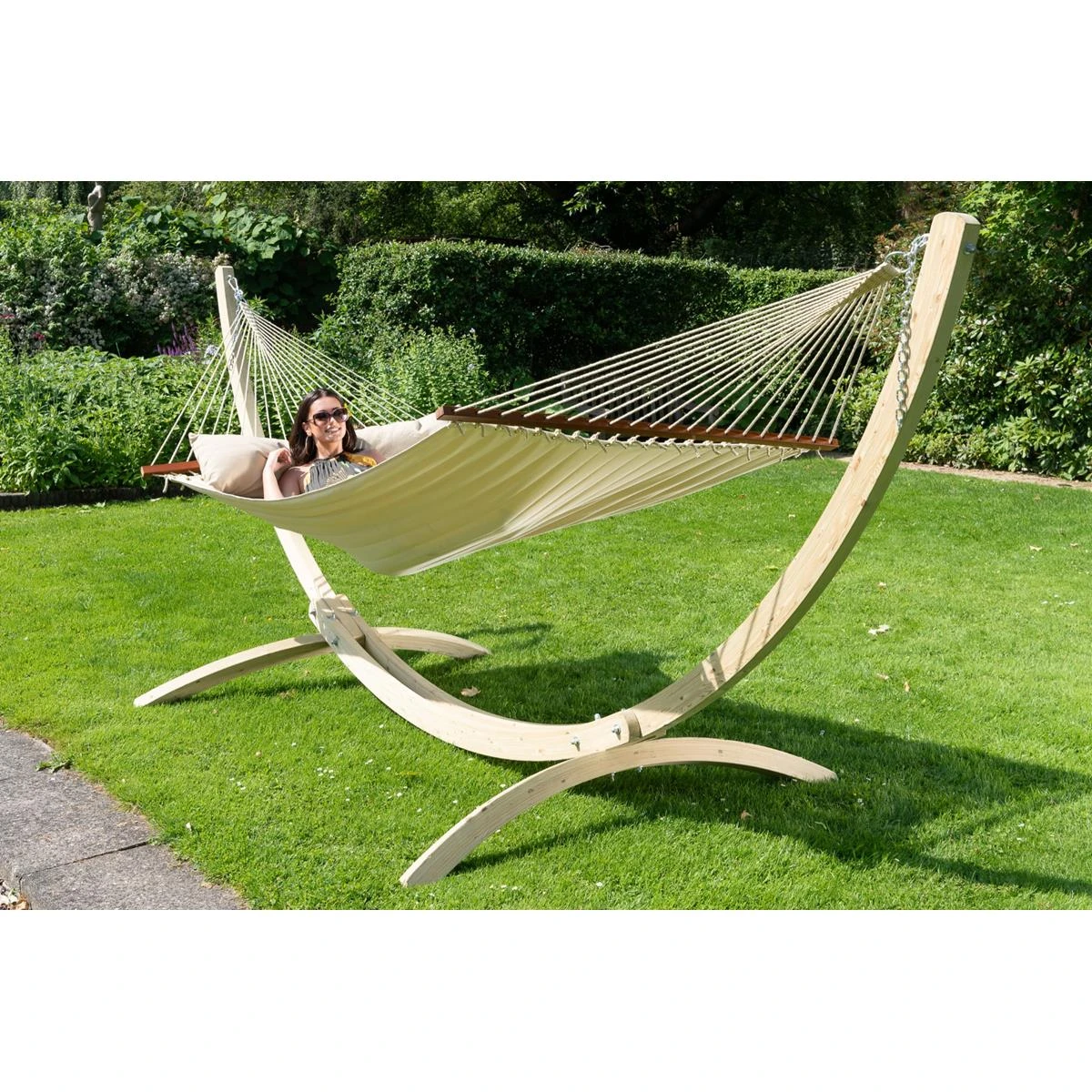 Tropilex® Hangmatstandaard Familie Wood Hout 5 Tropilex® Hangmatstandaard Familie Wood Hout - Afbeelding 3