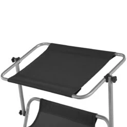 Beliani - FOLIGNO - Strandstoel - Zwart - Polyester 22 Beliani - FOLIGNO - Strandstoel - Zwart - Polyester -Tuinproducten 10670913