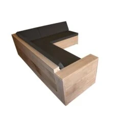 Wood4you Loungeset 1 Steigerhout 210x200 Cm - L-vorm - Incl Kussens -Tuinproducten 10689622