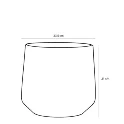 Mica Decorations Amber Bloempot - H21 X Ø23,5 Cm - Mat - Lichtroze -Tuinproducten 10699747