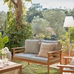 Kave Home Vilma Loungeset - D 74 X B 127 X H 84 Cm -Tuinproducten 10700108