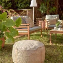 Kave Home Vilma Loungeset - D 74 X B 127 X H 84 Cm -Tuinproducten 10700127