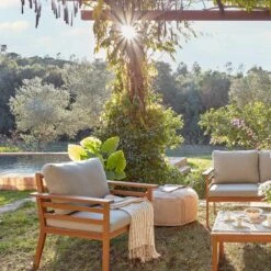 Kave Home Vilma Loungeset - D 74 X B 127 X H 84 Cm -Tuinproducten 10700132