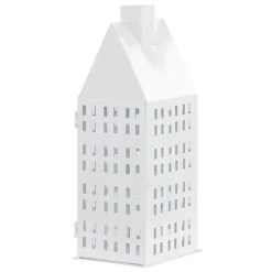 Beliani - DOLOK - Lantaarn - Wit - IJzer