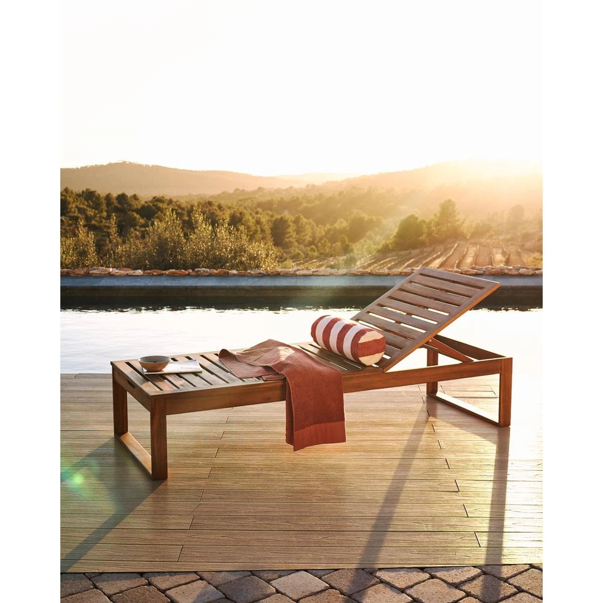 Kave Home - Sulamita Ligstoel Voor Buiten, Gemaakt Van Massief 4 Kave Home - Sulamita Ligstoel Voor Buiten, Gemaakt Van Massief - Afbeelding 2