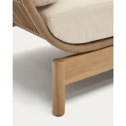 Kave Home - Ligstoel Catalina Beige Van Touw En Massief Acaciahout FSC 17 Kave Home - Ligstoel Catalina Beige Van Touw En Massief Acaciahout FSC -Tuinproducten 10715607