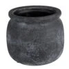 Clayre & Eef Bloempot Ø 20x15 Cm Grijs Keramiek Rond Bloempot Binnen 2 Clayre & Eef Bloempot Ø 20x15 Cm Grijs Keramiek Rond Bloempot Binnen -Tuinproducten 10722043